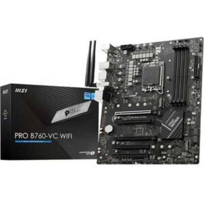 MSI MB Pro B760-VC WiFi B760 LGA1700 MAX128GB DDR5 PCIE ATX