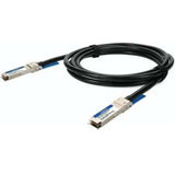 AddOn MSA & TAA Comp DAC 40G-CU QSFP+ 30AWG LSZH 3M