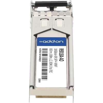 AddOn HP R9D18A Comp LC XCVR 300M TAA 10G-SR 850NM 0 to 70C MMF SFP+