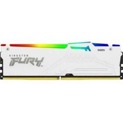 Kingston Technology 16GB 5200MT/S DDR5 CL40 DIMM Fury Beast White RGB XMP