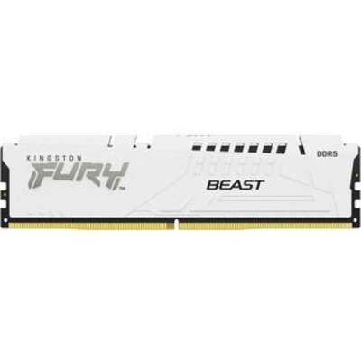 Kingston Technology 16GB 6000MT/S DDR5 CL40 DIMM Fury Beast White XMP