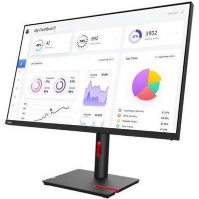 Lenovo 31.5 4K Monitor with USB Type-C;RJ45 for Stable Connection;Support MC60 and MS30FOR