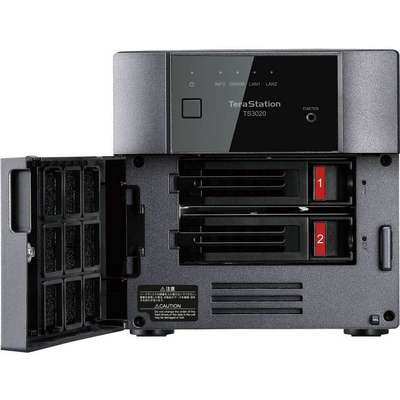 Buffalo Technology TeraStation 3220DN 2-Bay NAS 16TB (2x8TB) NAS Hard Drives Included 2.5GbE iSCSI
