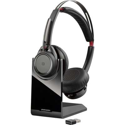 HP Poly Voyager Focus B825 USB-A Headset +Charging Stand