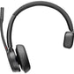 HP Poly Voyager 4310 USB-C Headset +BT700 dongle +Charging Stand