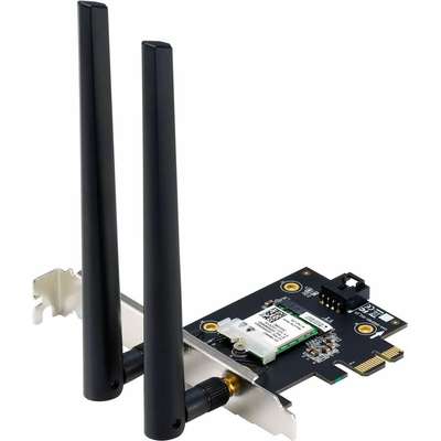 Asus NT Pce-AXE5400 WIFI6 6E PCI-E Adapter with 2 External antennas