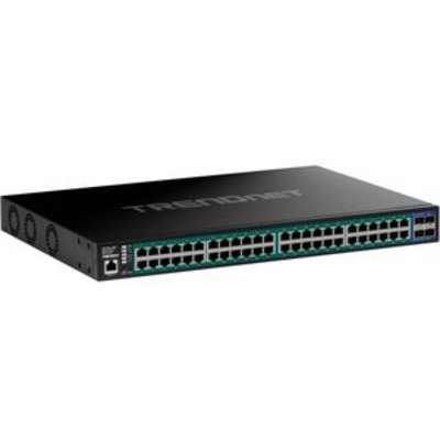 TRENDnet 52-Port Gigabit Web Smart PoE+ Switch with 10G SFP+ Slots