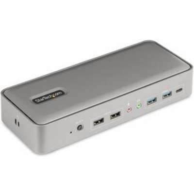 StarTech.com Dual-Laptop USB-C KVM Docking Station - KVM Switch Dock