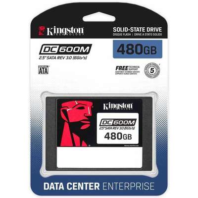 Kingston Technology 480G DC600M Mixed-Use 2.5 Enterprise SATA SSD