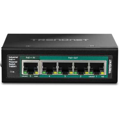 TRENDnet 5 Port Ind GIG PoE+ Switch