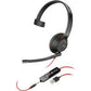 HP Poly Blackwire 5210 Monaural USB-A Headset