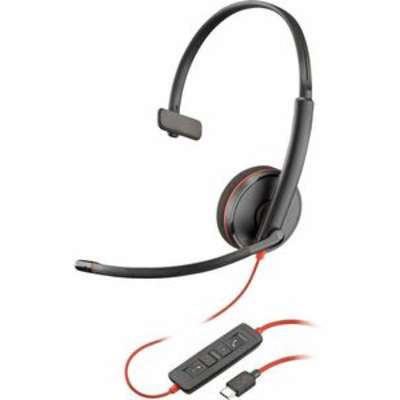 HP Poly Blackwire 3210 Monaural USB-C Headset