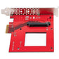 StarTech.com U.3 to PCIE Adapter Card - PCI Express 4.0 U.3 NVMe SSDS