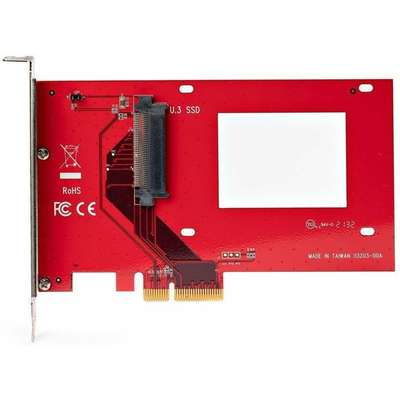 StarTech.com U.3 to PCIE Adapter Card - PCI Express 4.0 U.3 NVMe SSDS