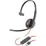 HP Poly Blackwire 3210 Monaural USB-A Headset