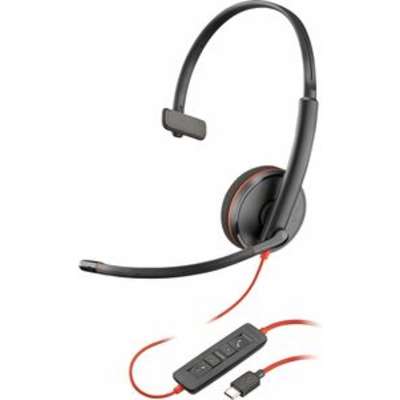 HP Poly Blackwire 3210 Monaural USB-C Headset