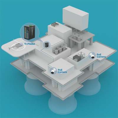 TRENDnet 26P Hardened Industrial Switch Switch Gigabit PoE+ DIN-Rail