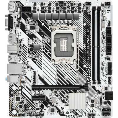 ASRock Inc Asrock MB H610M-HDV M.2+ D5 H610 LGA1700 MAX96GB DDR5 PCIE Micro ATX