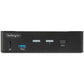 StarTech.com 2-Port Displayport KVM Switch - 8K 60HZ Hotkeys TAA Compliant