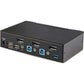 StarTech.com 2-Port Displayport KVM Switch - 8K 60HZ Hotkeys TAA Compliant