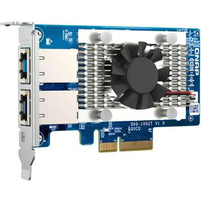 QNAP Dual-Port SFP+10GBE Network Exp All NAS Models with A PCIE Slot