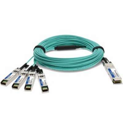 AddOn Arista Comp AOC TAA 40G QSFP+/4XSFP+ Active 20M