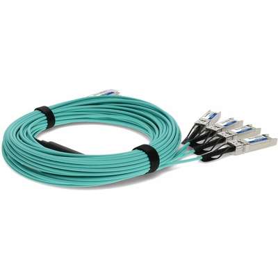 AddOn Arista Comp AOC TAA 40G QSFP+/4XSFP+ Active 20M