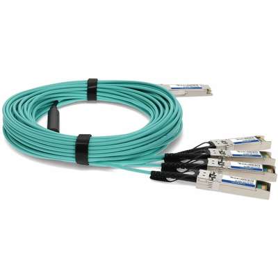 AddOn Arista Comp AOC TAA 40G QSFP+/4XSFP+ Active 20M