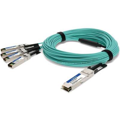 AddOn Arista Comp AOC TAA 40G QSFP+/4XSFP+ Active 20M