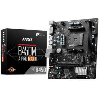 MSI B450M-A Pro Max II MATX/AM4/DDR4/64GB