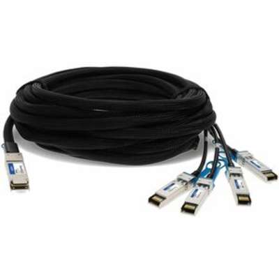 AddOn Dell 470-Aegn Comp DAC TAA 40G-CU QSFP+/4XSFP+ Passive 5M