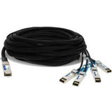 AddOn Dell 470-Aegn Comp DAC TAA 40G-CU QSFP+/4XSFP+ Passive 5M