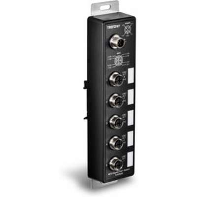 TRENDnet M12 GIG PoE+ Railway Switch