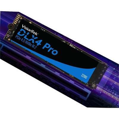 VisionTek 4TB M.2 2280 NVMe DLX4 PCIE GEN4 X4 Opal 2.0 SSD SED