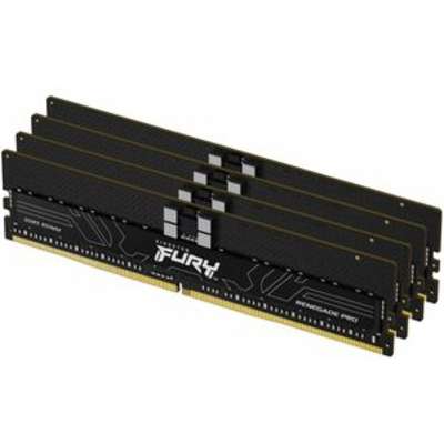 Kingston Technology 64GB 6400MT/S DDR5 ECC Reg CL32 DIMM (Kit Of 4) Fury Renegade Pro E