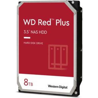 Western Digital Hard Drive WD80EFPX 8TB 3.5 SATA WD Red Plus NAS Hard Disk Drive