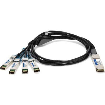 AddOn Arista/Mellanox Comp TAA 100G-CU QSFP28/4XSFP28 DAC 1.5M