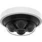 Hanwha Techwin America 4MP x 4 AI IR Mini Multi- Directional Camera
