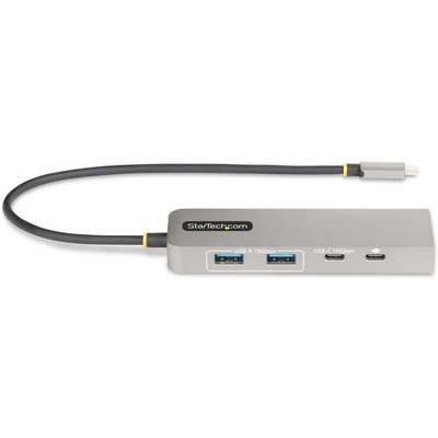 StarTech.com 3-Port USB-C Hub with 2.5 GBPS Ethernet and 100W Power Delivery Pass-Through Port, USB