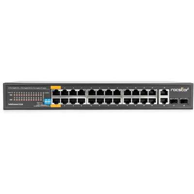 Rocstor Solidconnect SC28 28-Port Unmanaged Ethernet Switch - TAA