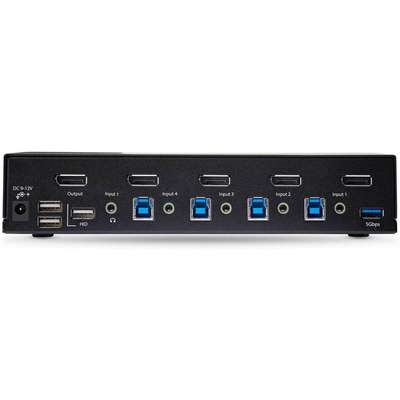 StarTech.com 4-Port Displayport KVM Switch - 8K 60HZ Hotkeys TAA Compliant