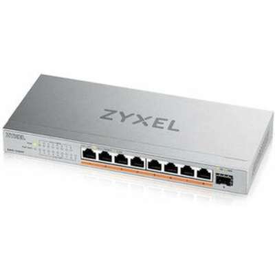 Zyxel XMG-108HP Us 8-Port 2.5GBE Unmanaged Poeswitch with 1 Port 10GSFP+