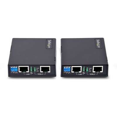 StarTech.com VDSL2 Ethernet Extender Long Range Network Repeater