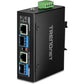 TRENDnet 2-Port Industrial SFP to Gigabit PoE++ Media Converter