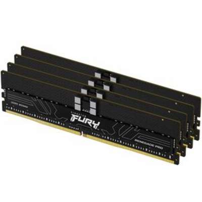 Kingston Technology 128GB 6400MT/S DDR5 ECC Reg CL32 DIMM Kit Of 4 Fury Renegade PR