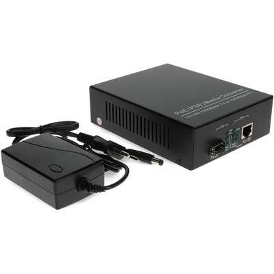 AddOn RJ-45 to SFP PoE Media Converter