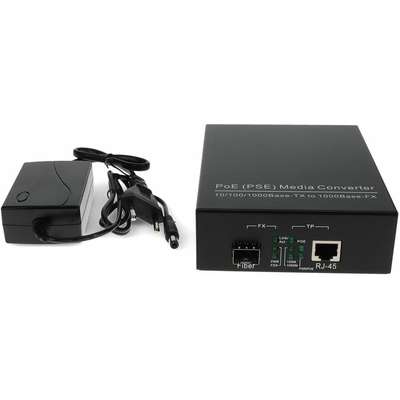 AddOn RJ-45 to SFP PoE Media Converter