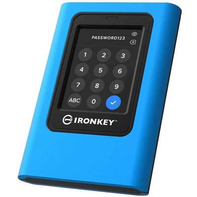 Kingston Technology 7680GB Ironkey Vault Privacy 80 XTS-AES 256-Bit Encrypted External SSD