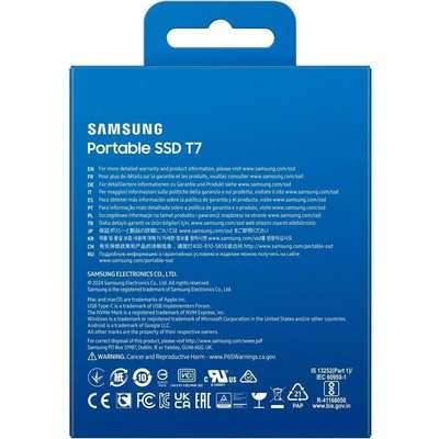 Samsung T7 Portable 4TB USB 3.2 External SSD