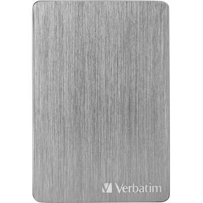 Verbatim 1TB Alu Hard Drive Slim Portable - Silver